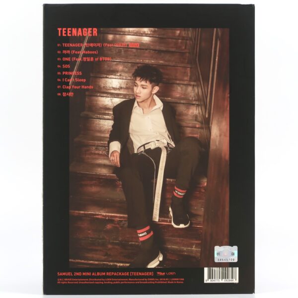 Samuel - Teenager Signed Autographed Mini Album CD Promo K-Pop 2018