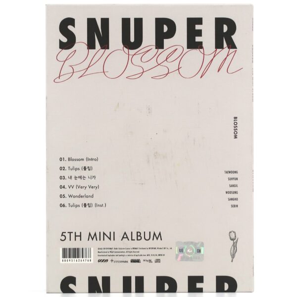 Snuper - Blossom Signed Autographed CD Mini Album Promo 2018 K-Pop