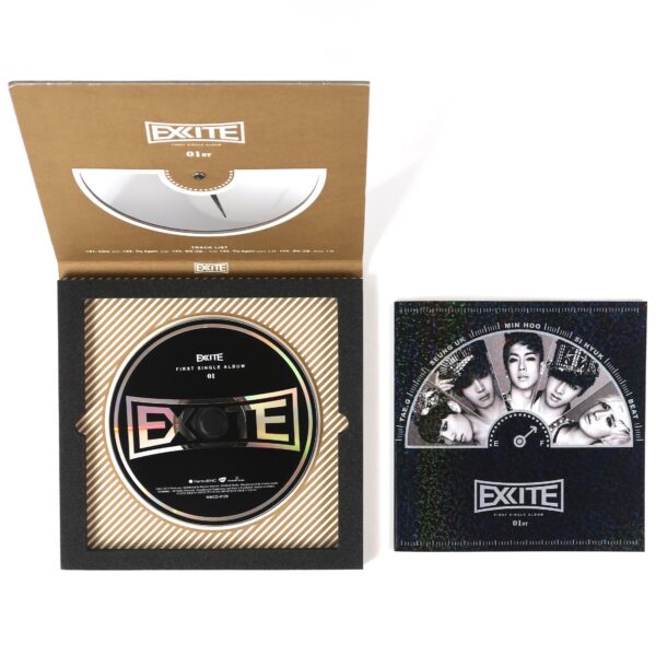 Excite - Try Again Signed Autographed CD First Single Album Promo 2012 K-Pop