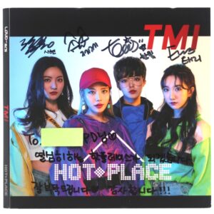 IMG_9359 Hot Place - TMI Signed + Message CD Single Album Promo K-Pop 2019 Badkiz