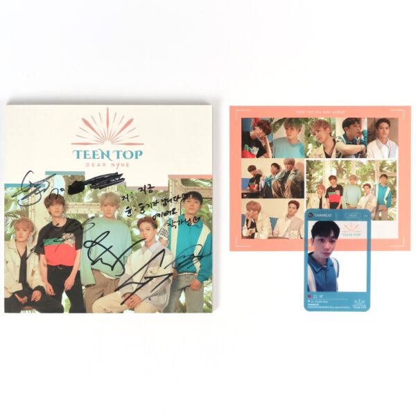 Teen Top - Dear N9ne Signed Autographed Mini Album CD K-Pop 2019 Teentop