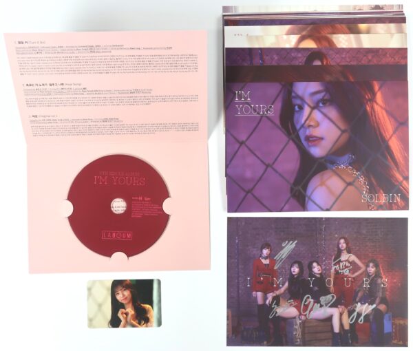 Laboum - I'm Yours Signed Autographed CD Single Album Promo K-Pop 2018