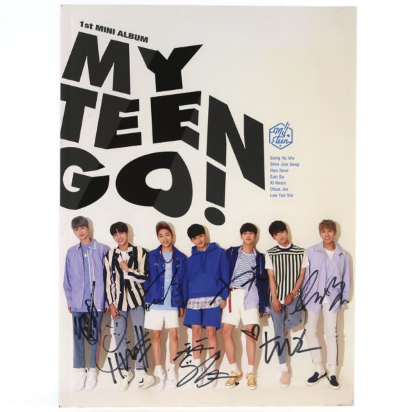 Myteen - Myteen Go Signed Autographed CD Mini Album Promo K-Pop 2017 My Teen
