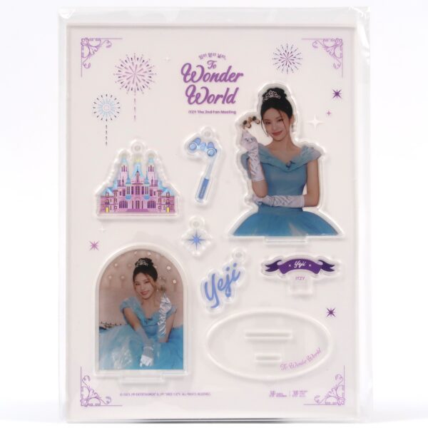 Itzy 2nd Fan Meeting To Wonder World Acrylic Kit All Members 5 Sets K-Pop 2023
