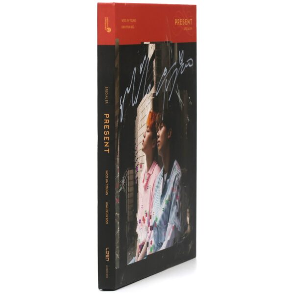 Woo Jin Young & Kim Hyun Soo - Present Signed Album Promo CD 2018 K-Pop