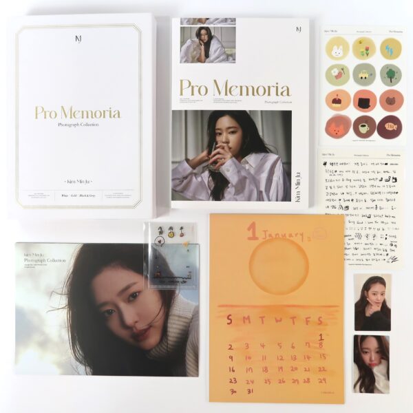 Kim Min Ju Pro Memoria Photograph Collection Photobook + PC's Complete Set