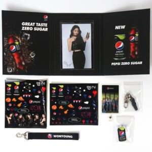 IZ*ONE Pepsi Zero Sugar Photo Holder Set Goods Wonyoung Ver. Complete