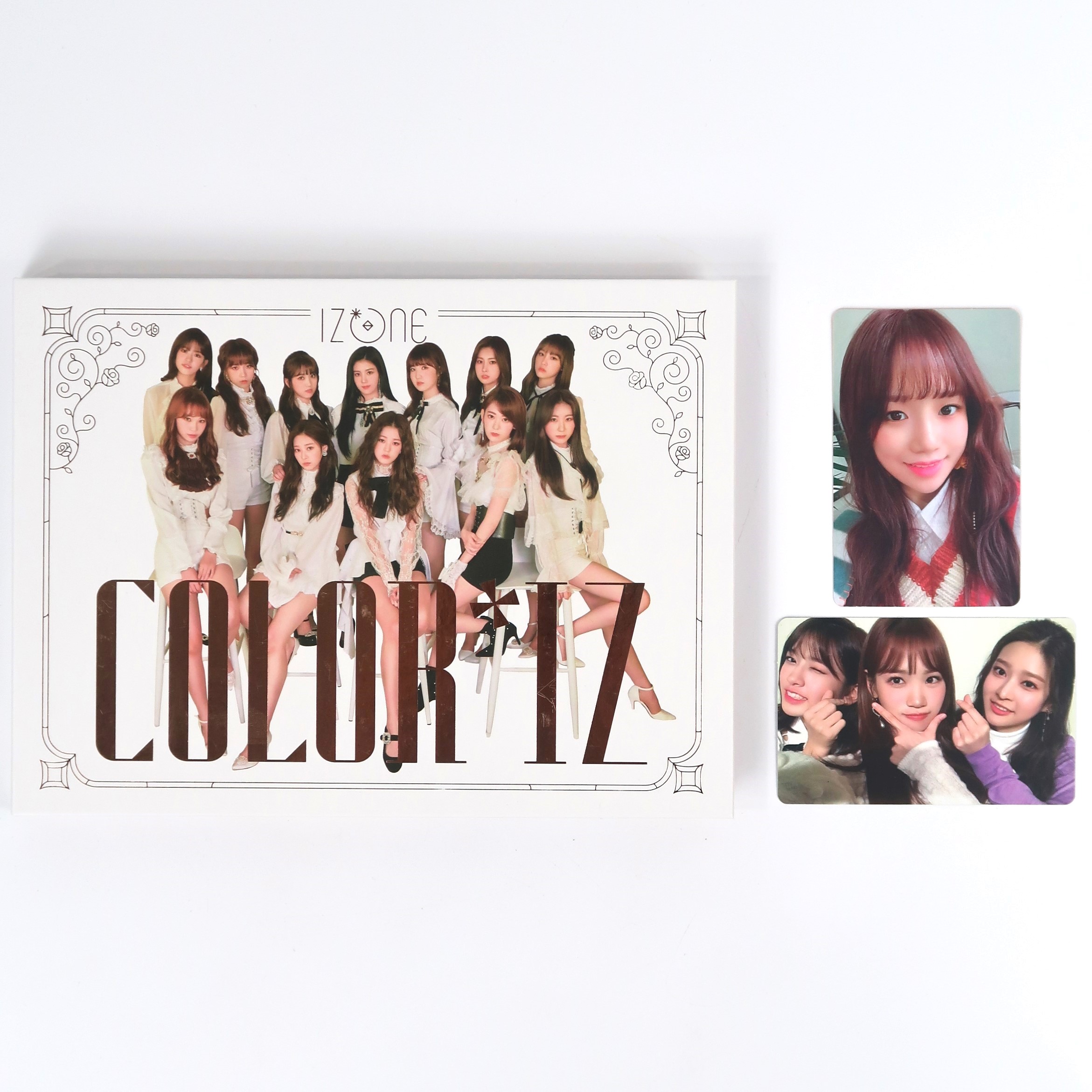 IZ*ONE - Color*iz Rose Ver. Album CD Chaewon Disc Yuri PC Izone - Korea ...