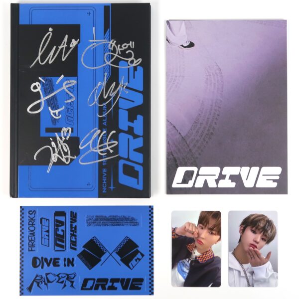Nchive - Drive 1st Single Album Signed Autographed CD Promo 2024 K-Pop