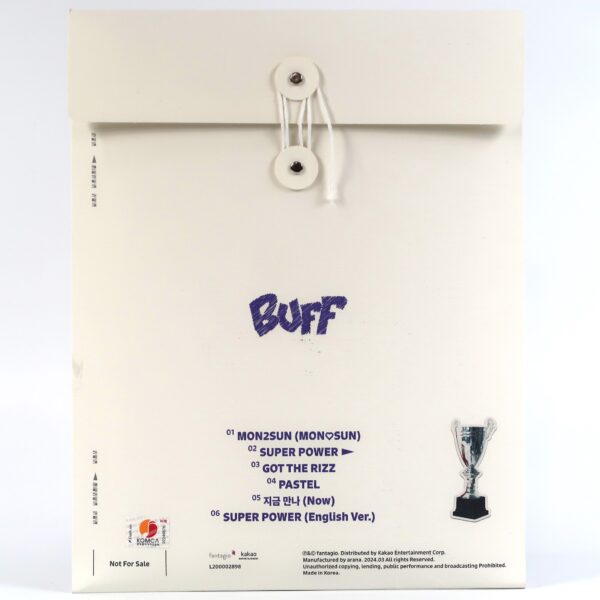 Lun8 - Buff Autographed CD 2nd Mini Album Promo 2024
