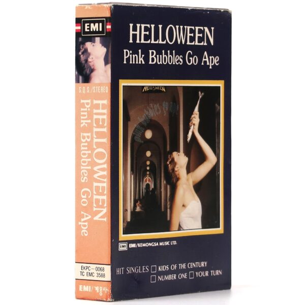 Helloween - Pink Bubbles Go Ape Korean Cassette Tape Album Korea [read]