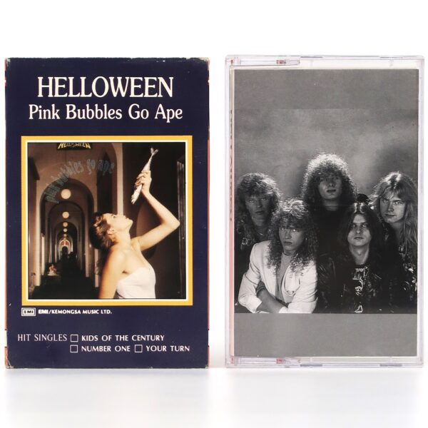Helloween - Pink Bubbles Go Ape Korean Cassette Tape Album Korea [read]