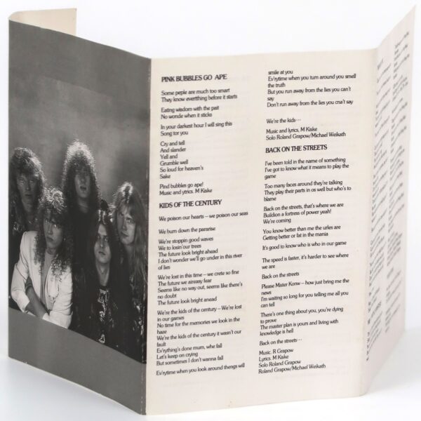 Helloween - Pink Bubbles Go Ape Korean Cassette Tape Album Korea [read]