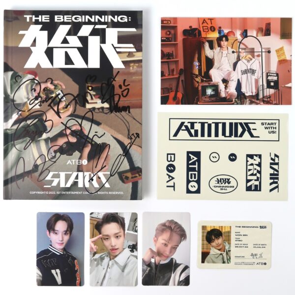 ATBO - The Beginning: Start Signed Autographed CD Album Promo K-Pop 2022