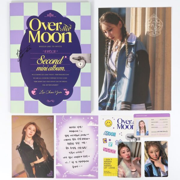 Lee Chae Yeon - Over The Moon Signed CD Mini Album Promo 2013 IZ*One Izone