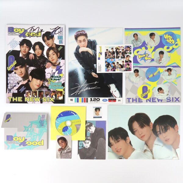The New Six - Boyhood Signed Autographed Promo CD Album + Gift K-Pop 2023 TNX