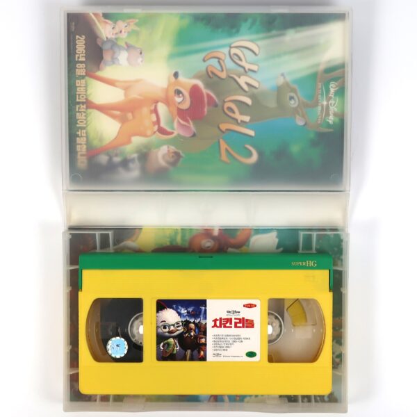 Chicken Little (2005) Korean Late VHS Rental [NTSC] Dubbed Korea Disney
