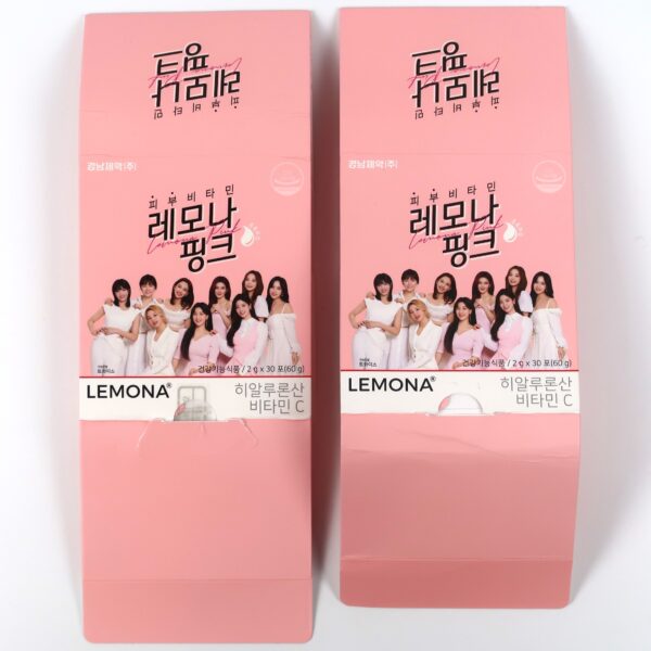 Twice Lemona Pink Bottles All Member Set K-Pop Goods