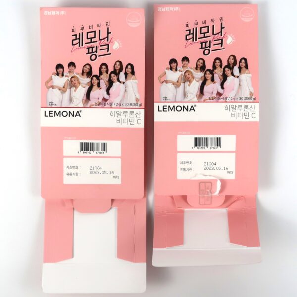 Twice Lemona Pink Bottles All Member Set K-Pop Goods