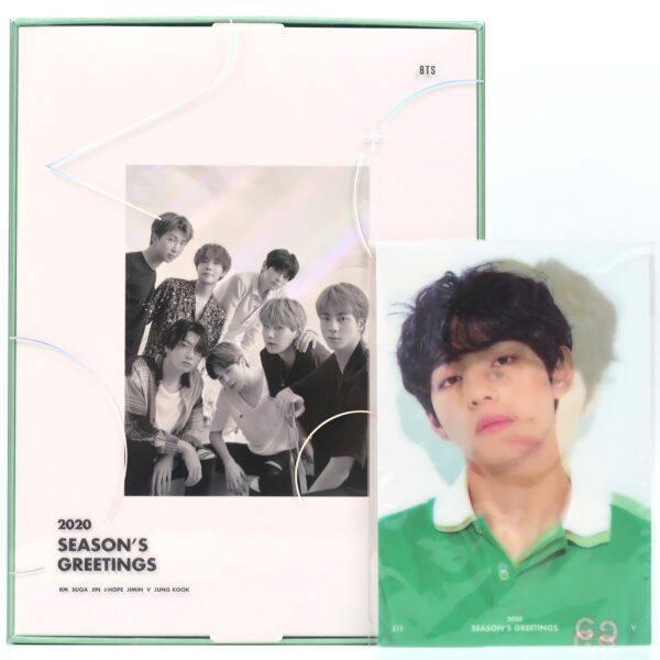 IMG_5107 BTS 2020 Season's Greetings Complete Set V Lenticular Card