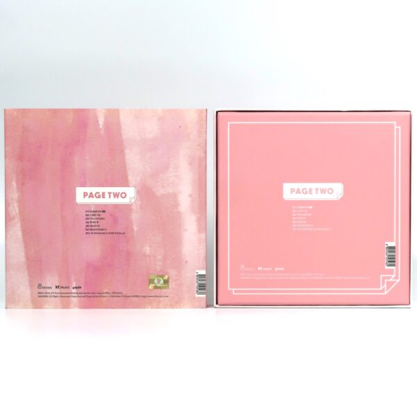 Twice - Page Two [Pink] Limited Edition Design By Chaeyoung CD