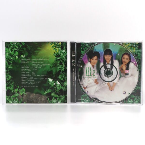 S.E.S - Sea & Eugene & Shoo 2nd Album CD 90s K-Pop 1998 - Korea Disco