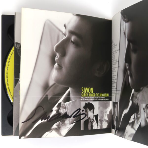 Super Junior - Sorry, Sorry Pages Signed Autographed Album CD 2009