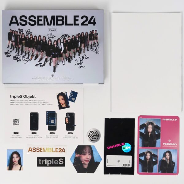 triples ASSEMBLE24 タワレコ　渋谷　直筆サイン入り　アルバム tripleS ASSEMBLE24 SIGNED VINYL FROM COME | Mercari