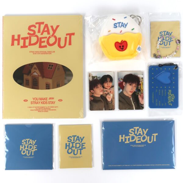 Stray Kids Official Fanclub 4th Generation Stay Hideout Goods Set