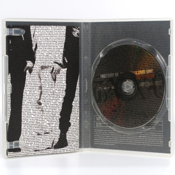 TVXQ - History In Japan Volume 1 DVD K-Pop 2006 Korea Tohoshinki Vol. 1