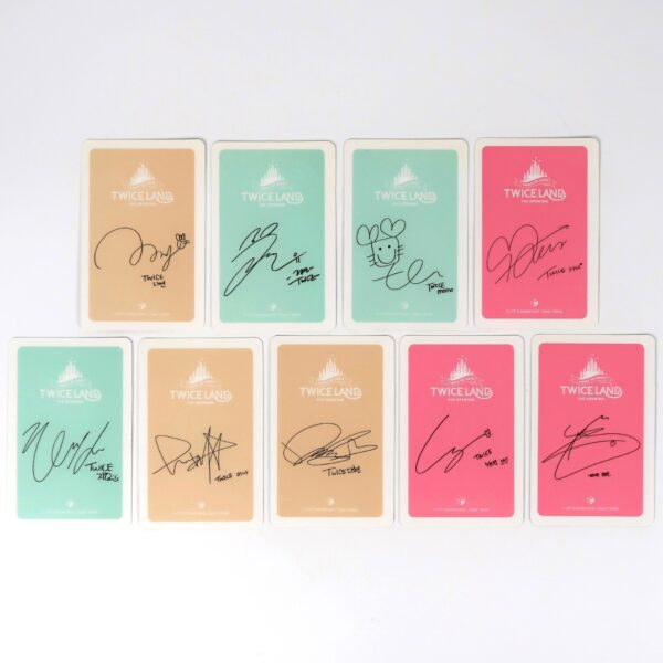 Twice Twiceland The Opening 1st Tour 9 x 2 Photocard Set Complete