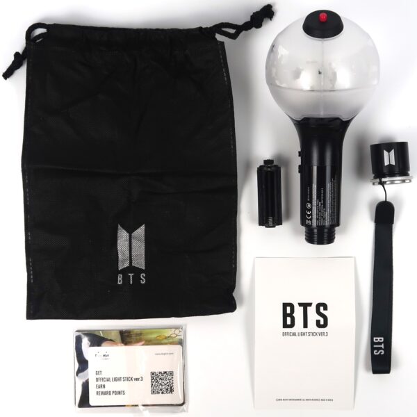BTS Light Stick Ver. 3 Army Bomb Official Goods Lightstick + PC