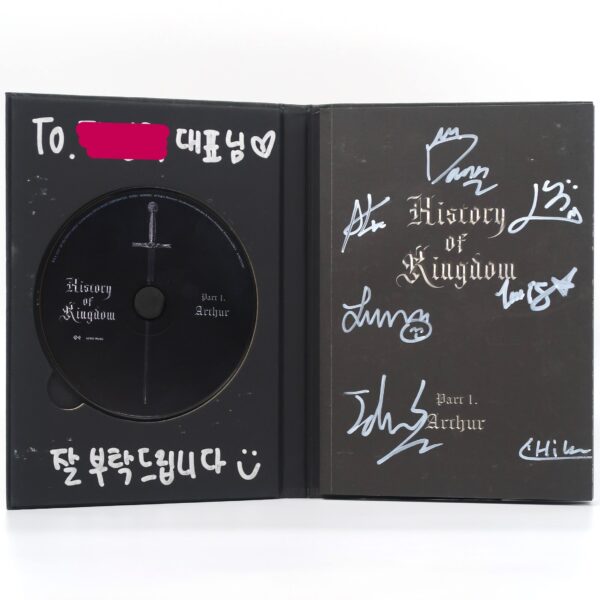 Kingdom - History of Kingdom Part 1 Arthur Signed CD Album Promo 2021