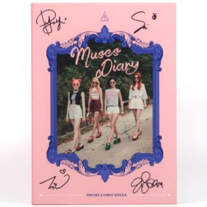 9Muses - Muses Diary Signed Autographed CD Album Promo 2016 K-Pop Nine Muses