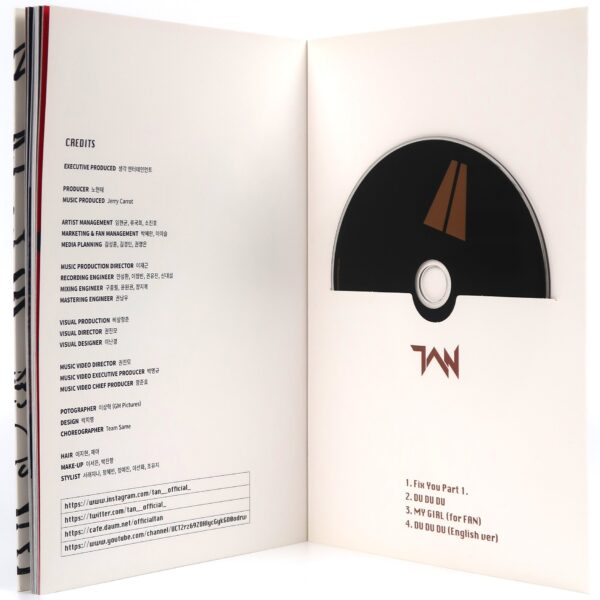 Tan - 1Tan Limited Edition Signed Autographed CD Album K-Pop 2022 To
