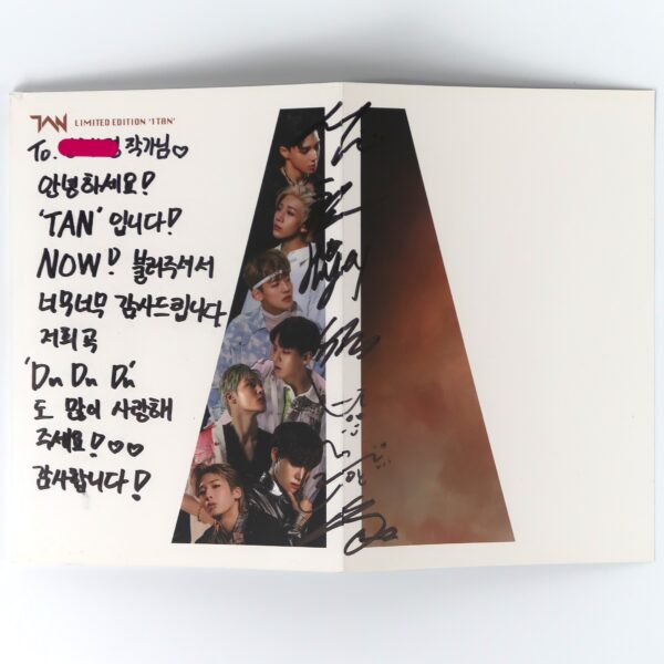 Tan - 1Tan Limited Edition Signed Autographed CD Album K-Pop 2022 Message