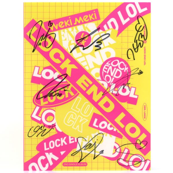 IMG_8338 Weki Meki - Lock End Lol Signed Autographed CD Single Album Promo K-Pop 2019