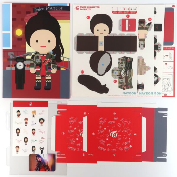 Twice Nayeon Character Paper Toy Set 2017