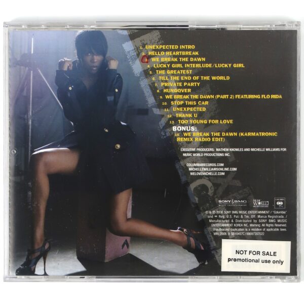 Michelle Williams - Unexpected CD Album Korean Promo Korea