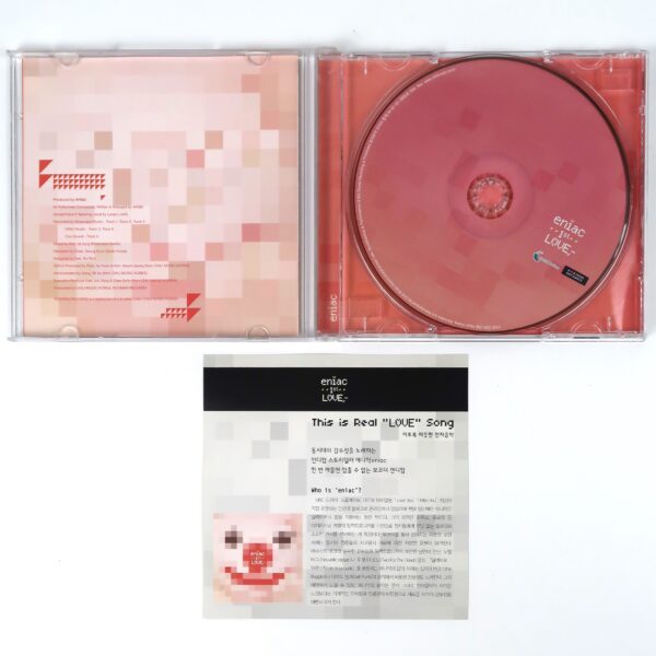 Eniac - Love CD EP Album Promo Korea K-Pop Electro Rock 2009