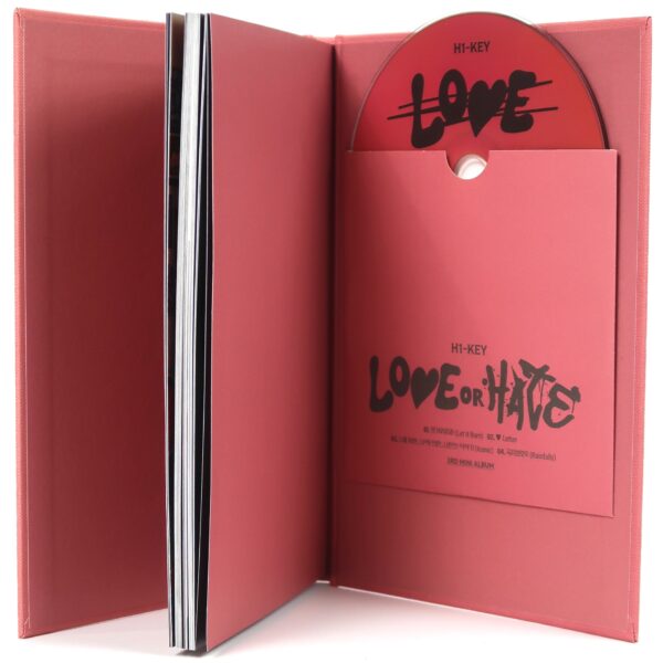 H1-Key - Love or Hate Signed Autographed CD Album K-Pop 2024