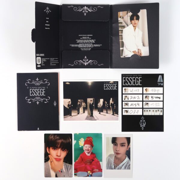 Tan - Essege Black Signed Autographed QR Anniversary Album K-Pop