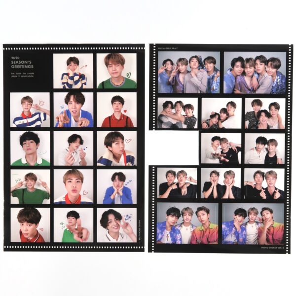 BTS 2020 Season's Greetings Complete Set RM Lenticular Card [read]