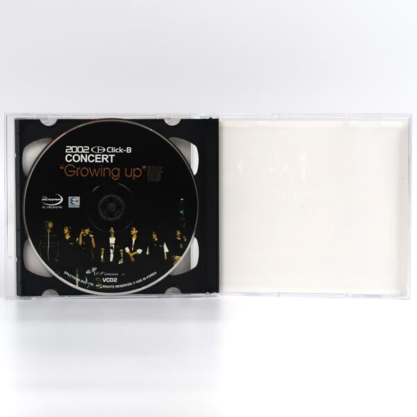 Click-B 2002 Concert Growing Up VCD Video CD K-Pop