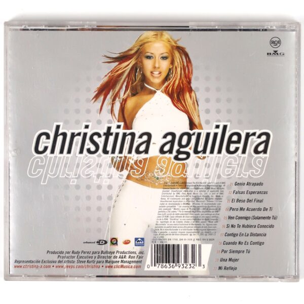 Christina Aguilera - Mi Reflejo Korean CD Album Korea Hype Sticker