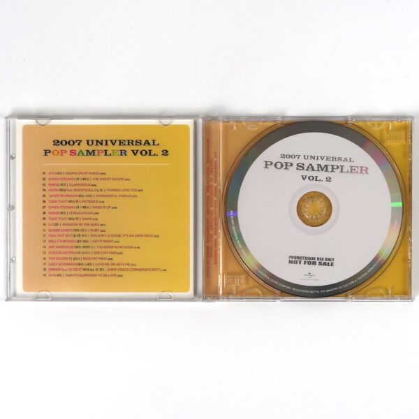 2007 Universal Pop Sampler Vol. 2 Gwen Stefani Cover Korean Compilation Promo