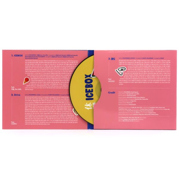 Killagramz - Icebox Signed Autographed CD Single Album 2018 K-Pop Korean Hip-Hop