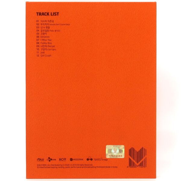 Mamamoo - Melting Album CD Solar Photocard K-Pop 2015