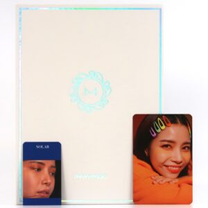 Mamamoo - White Wind Album CD Solar Photocard + Frame Photo Set K-Pop 2019