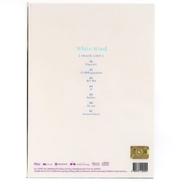 Mamamoo - White Wind Album CD Solar Photocard + Frame Photo Set K-Pop 2019